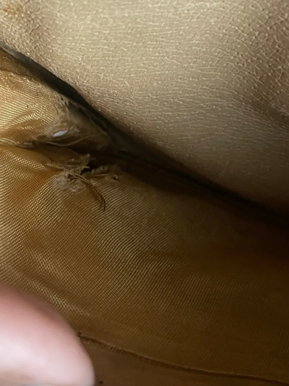 Vintage 1980s Gucci GG Monogram Canvas Crossbody Bag Tan Leather Trim Authentic - Picture 16 of 16